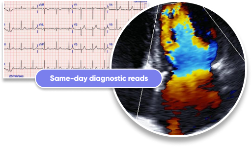 Same-day diagnostic reads